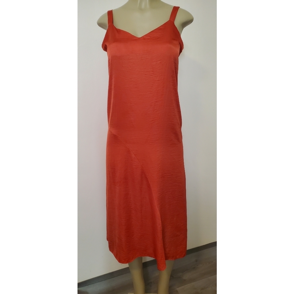 Satin Midi Slip Dress Y2K Fairy Grunge Medium Babydoll